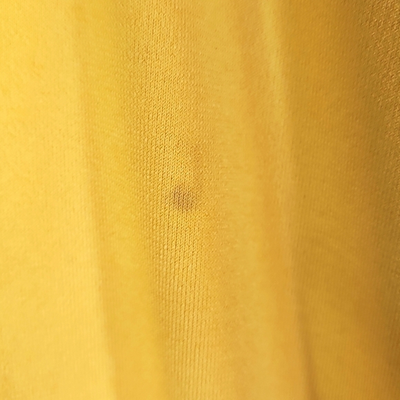 Eloquii Tie Front Tulip Hem Yellow Dress Womans Size 16 - Picture 6 of 8